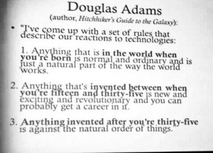 Douglas Adams quote